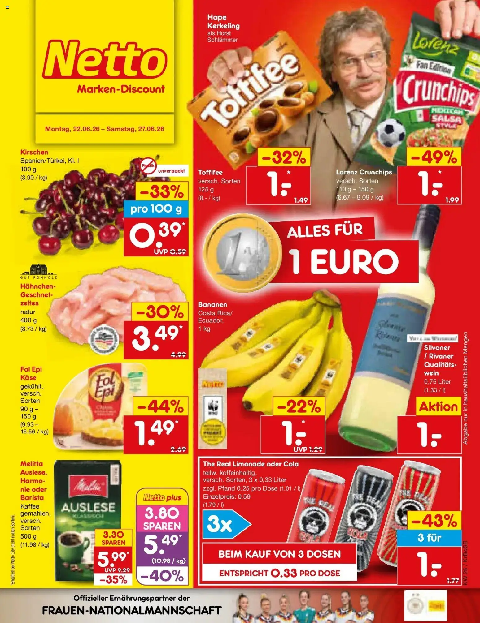 Vorschau von dem Prospekt des Geschäftes Netto Marken-Discount, gültig ab dem 22.06.2026