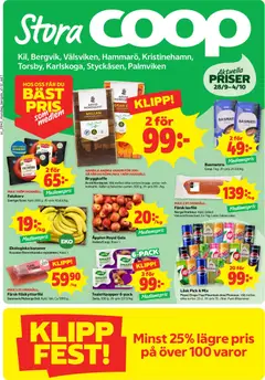 Förhandsgranska reklamblad Stora Coop erbjudanden från butik Stora Coop gäller från 28/09/2026