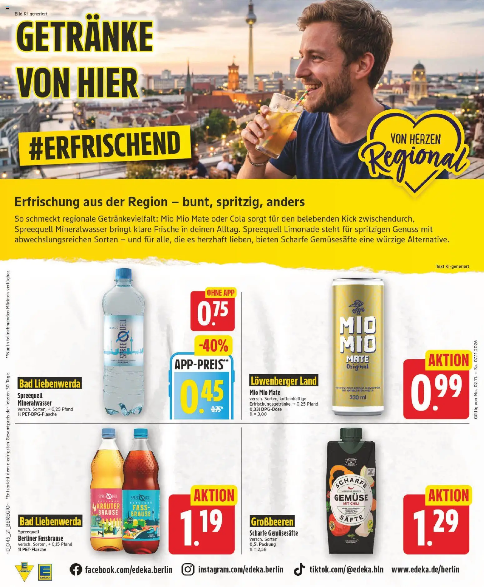 Vorschau von dem Prospekt des Geschäftes Edeka, gültig ab dem 02.11.2026