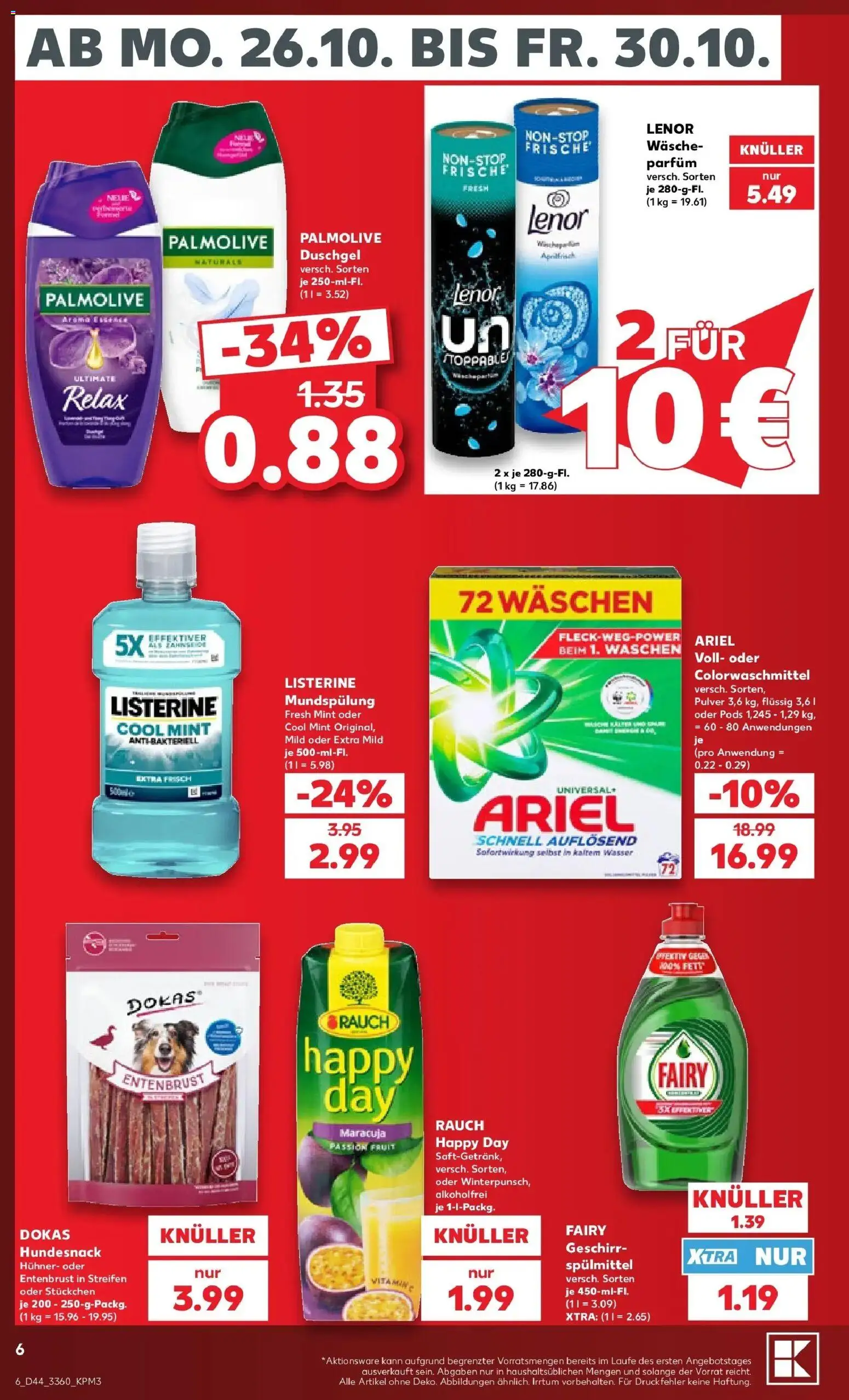 Vorschau von dem Prospekt des Geschäftes Kaufland, gültig ab dem 26.10.2026