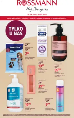 Pogląd gazetki "Rossmann gazetka" ze sklepu Rossmann ważnej od 25.06.2026