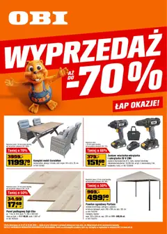 Pogląd gazetki "OBI gazetka - Wyprzedaż" ze sklepu OBI ważnej od 29.07.2026