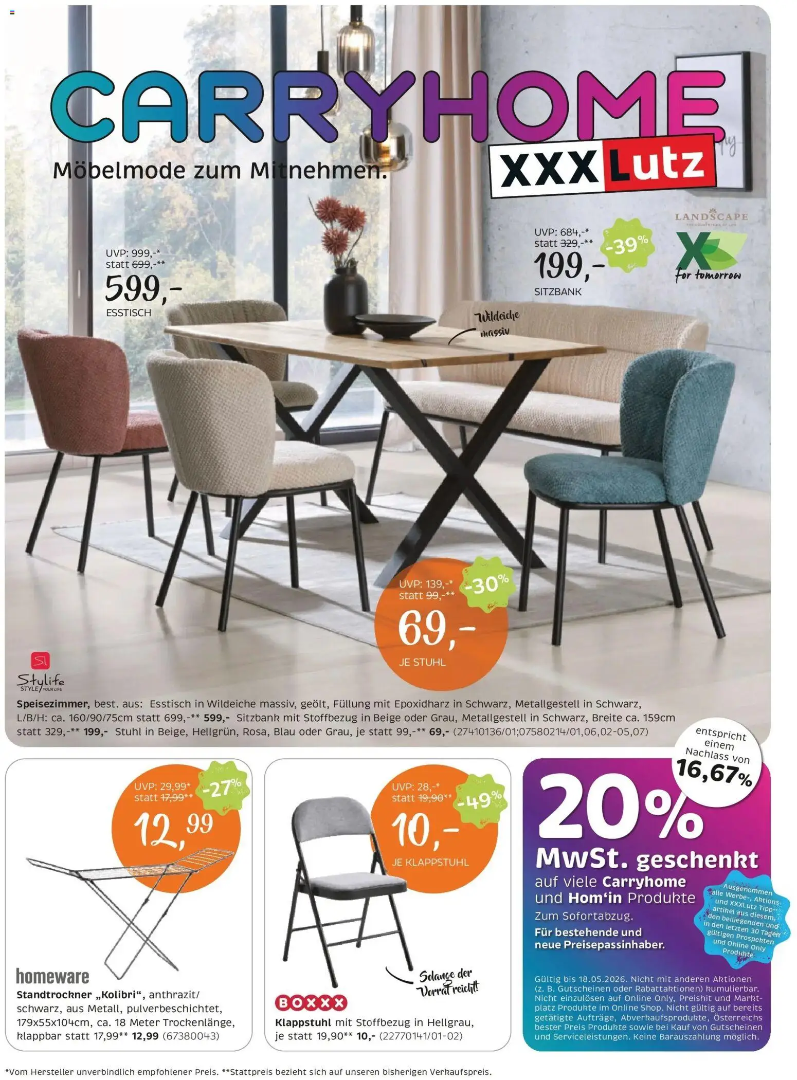 Vorschau der Angebote: XXXLutz XXXLutz Carry Home gültig ab 12.05.2026