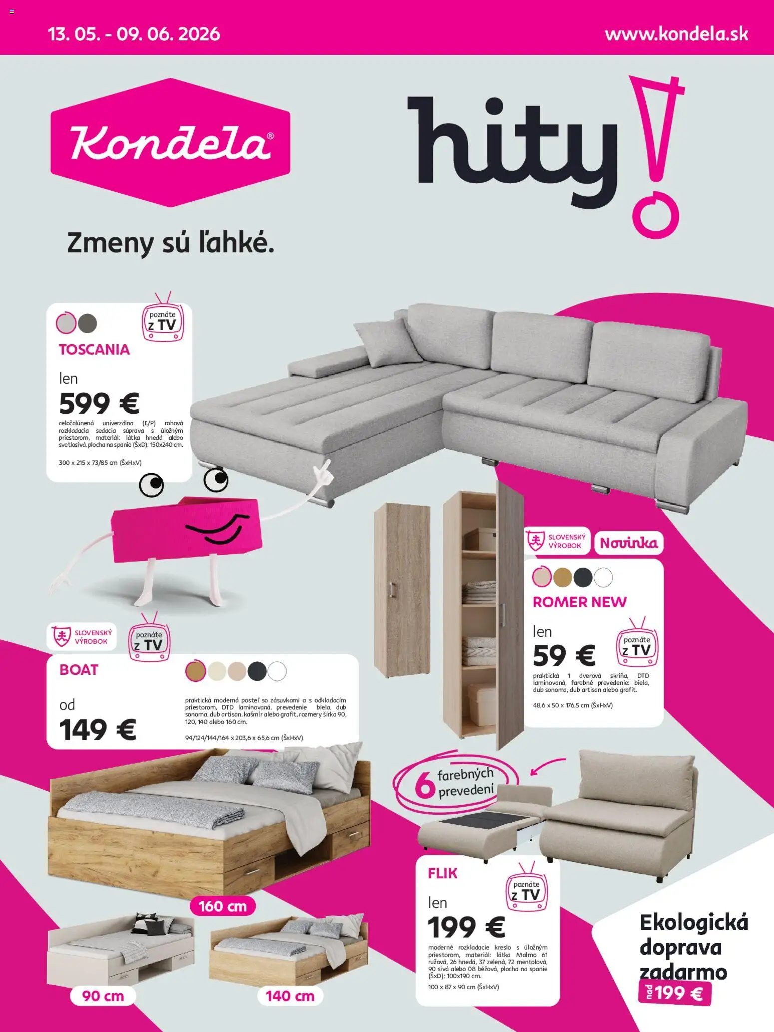 Náhľad Kondela letáku platného od 13.05.2026