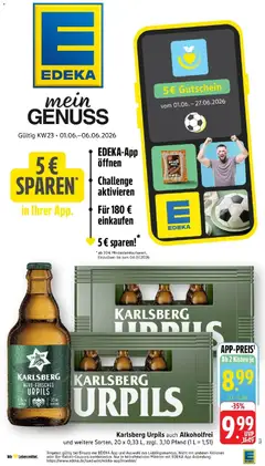 Vorschau von dem Prospekt des Geschäftes Edeka, gültig ab dem 01.06.2026