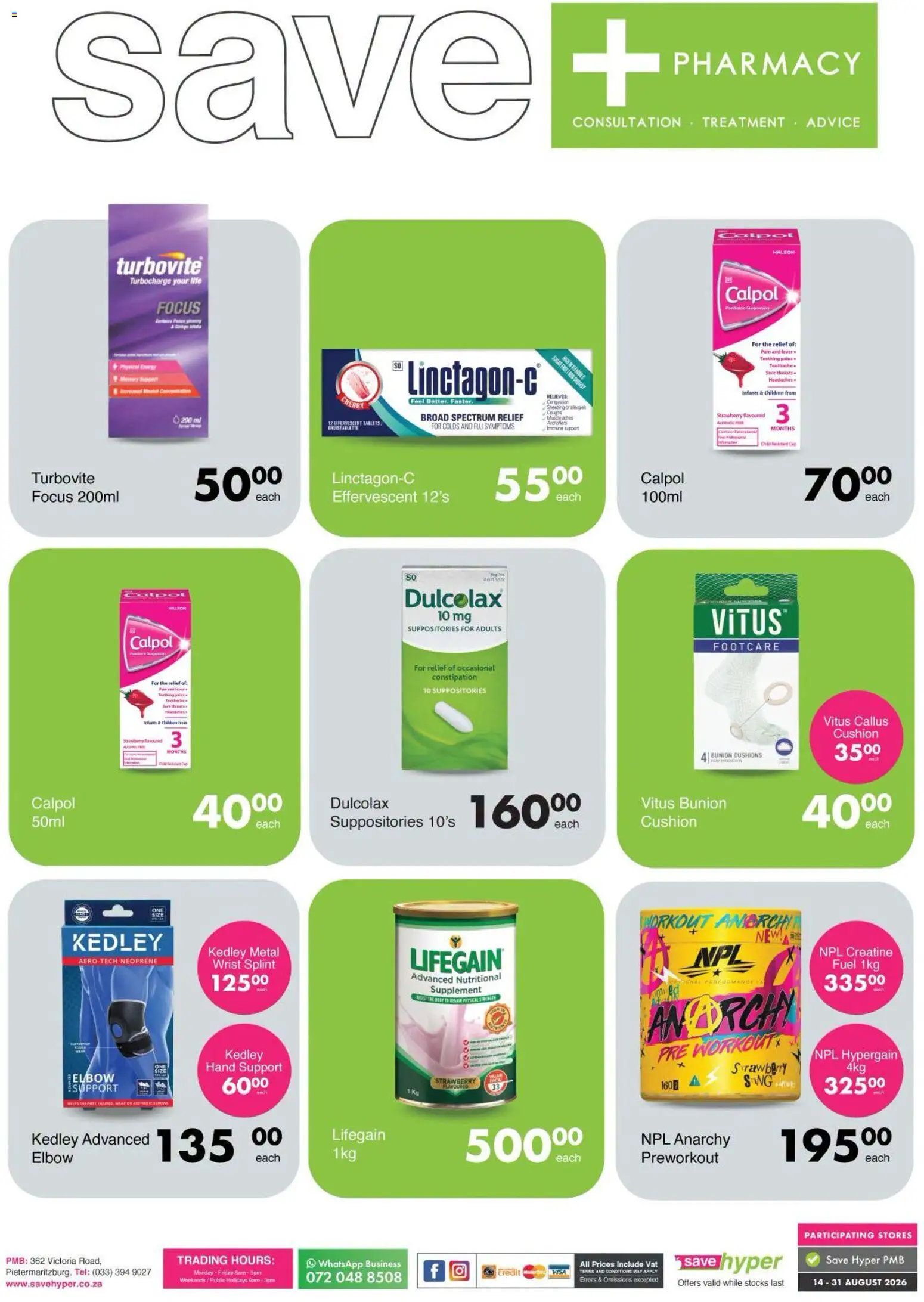 Preview of Save flyer valid from 14/08/2026 - Cap, Cushion