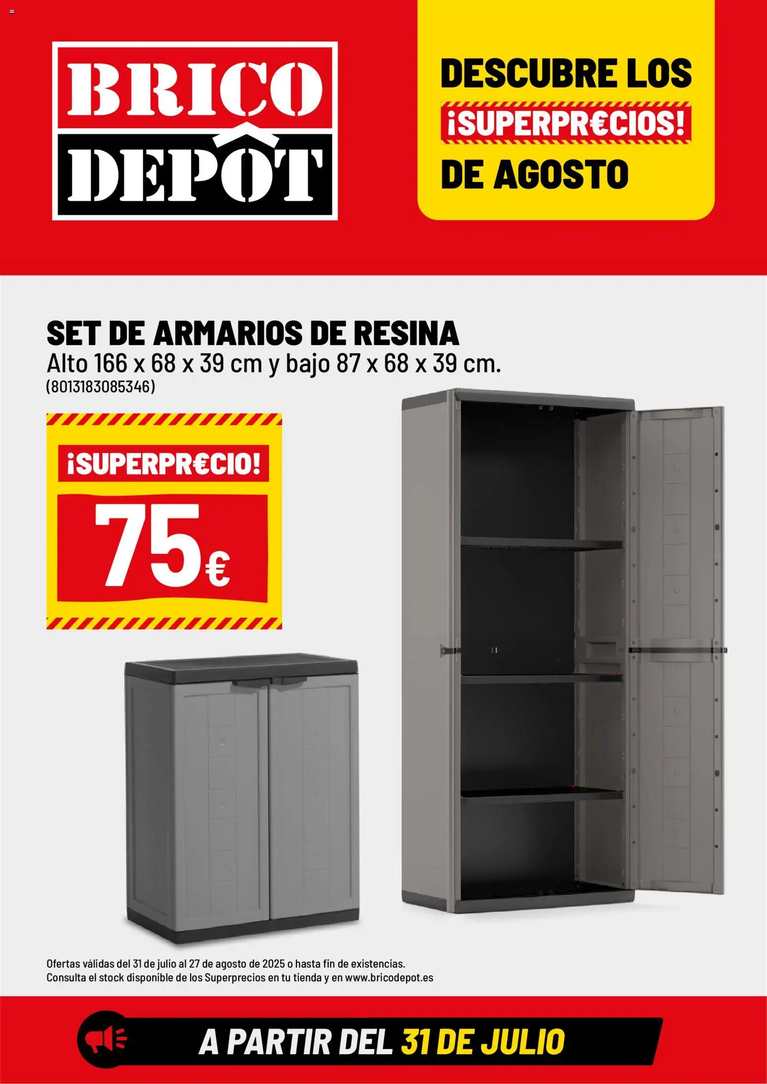 Vista previa del folleto de la tienda Brico Depôt válido desde el 31/07/2026 