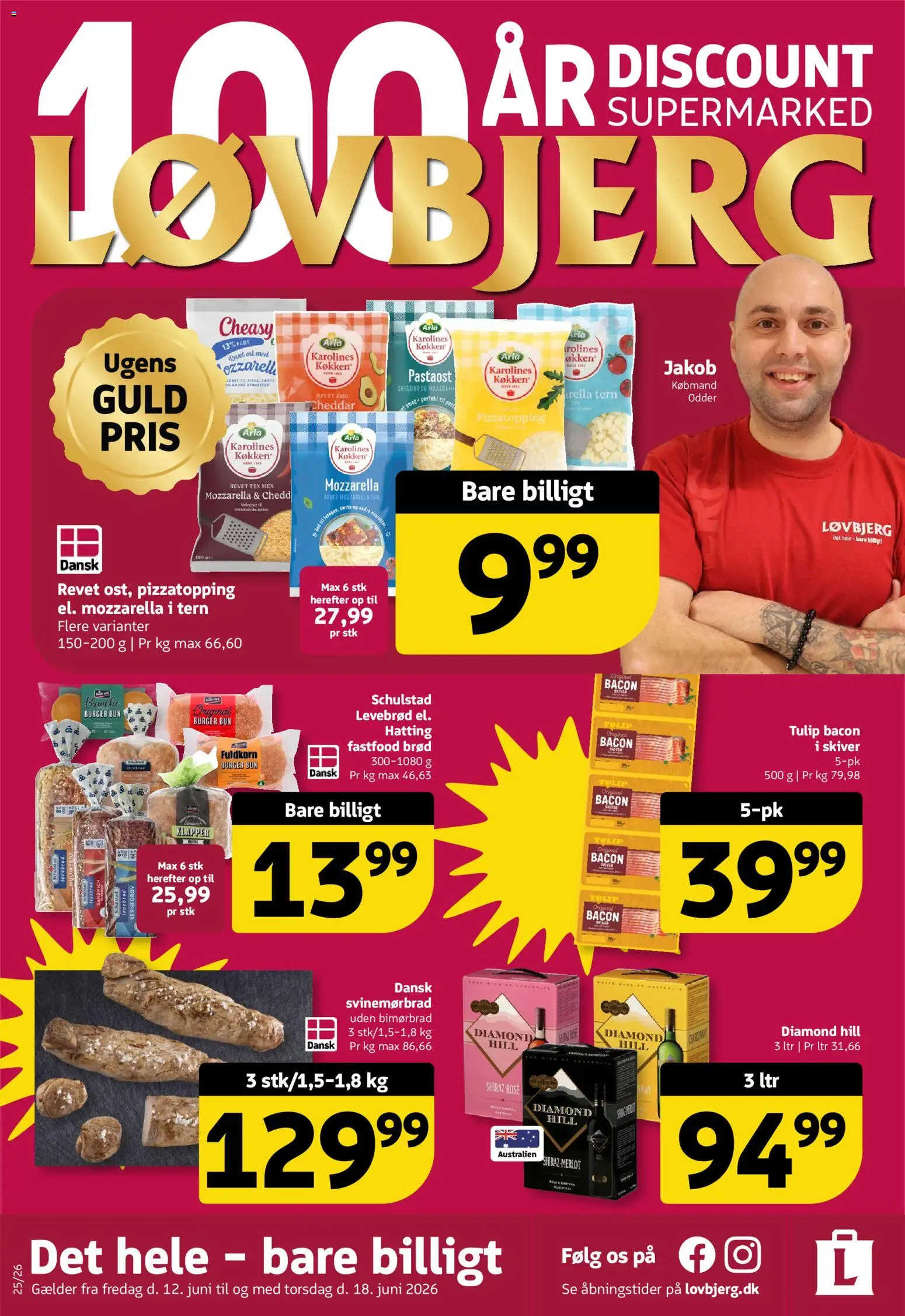 Eksempel på tilbudsavis Løvbjerg - Tilbudsavis uge 25 fra butik Løvbjerg gyldig fra 12/06/2026