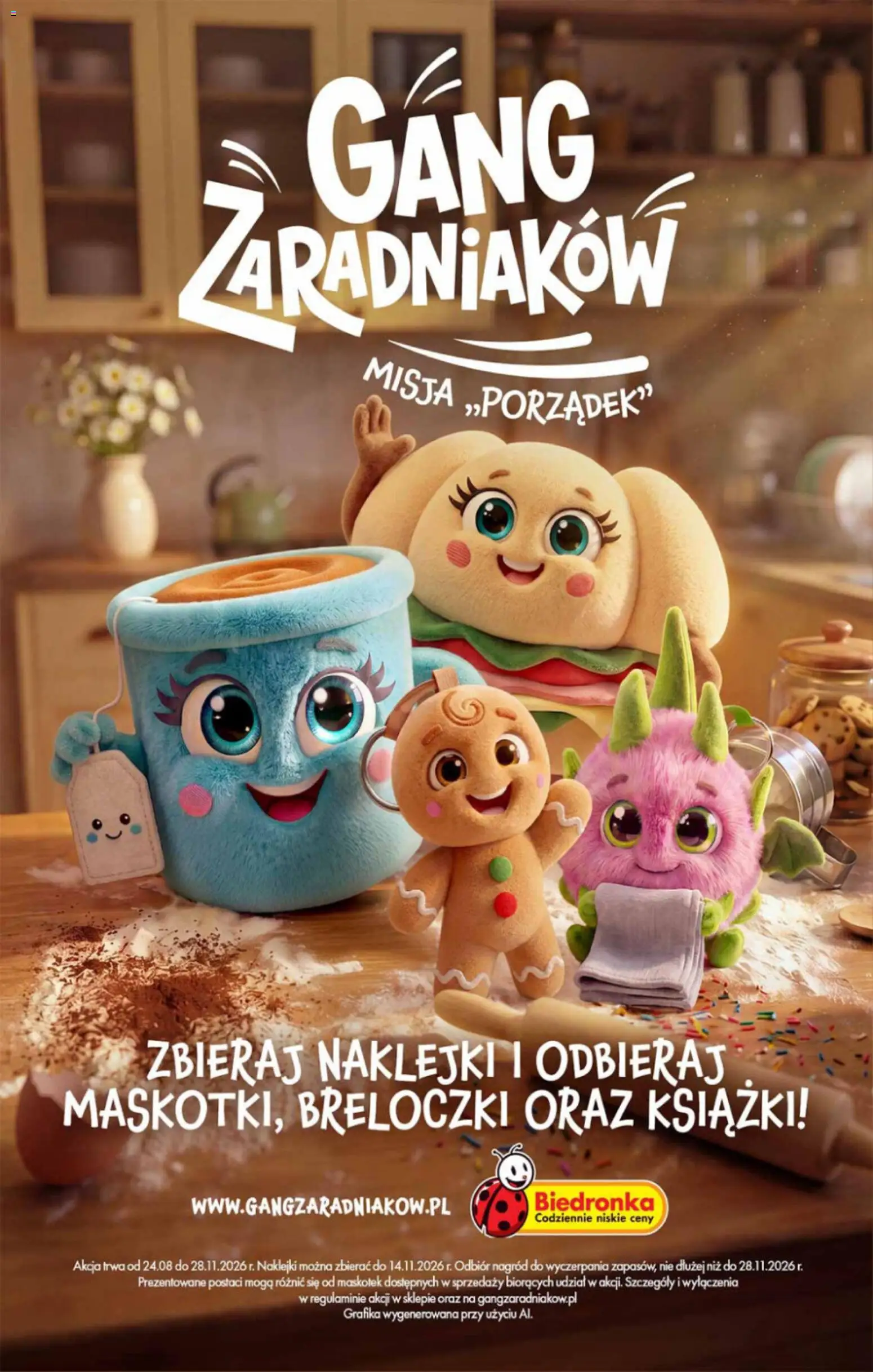 Pogląd gazetki "Biedronka gazetka - Gang zaradniaków" ze sklepu Biedronka ważnej od 14.09.2026