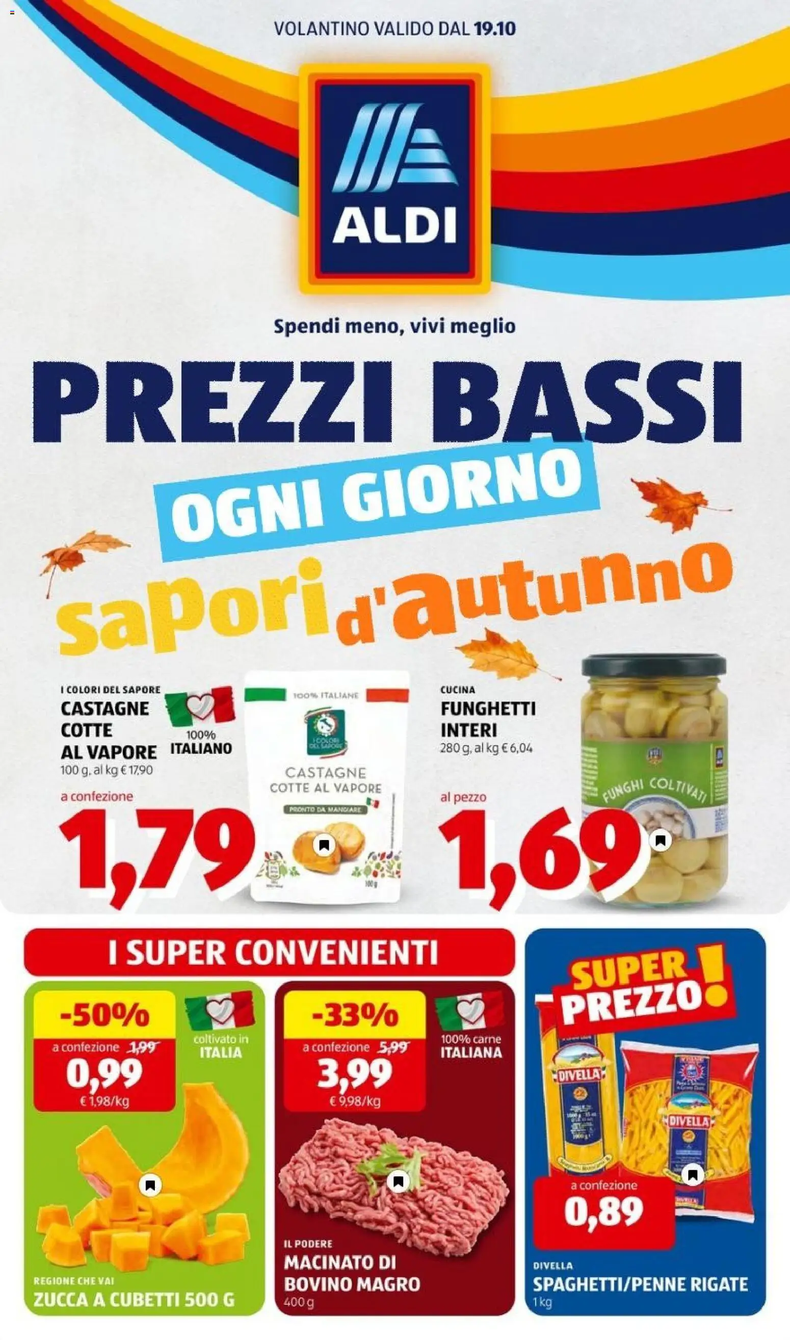 Volantino Aldi valido da 19/10/2026 numero di pagina 1