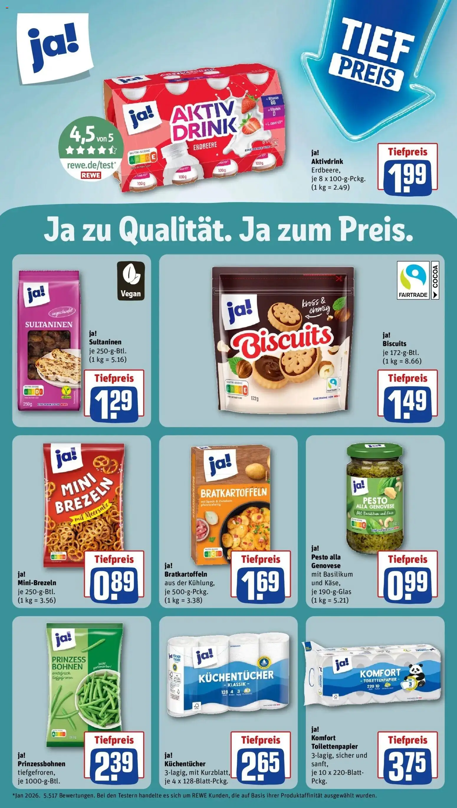Vorschau von dem Prospekt des Geschäftes Rewe, gültig ab dem 12.10.2026