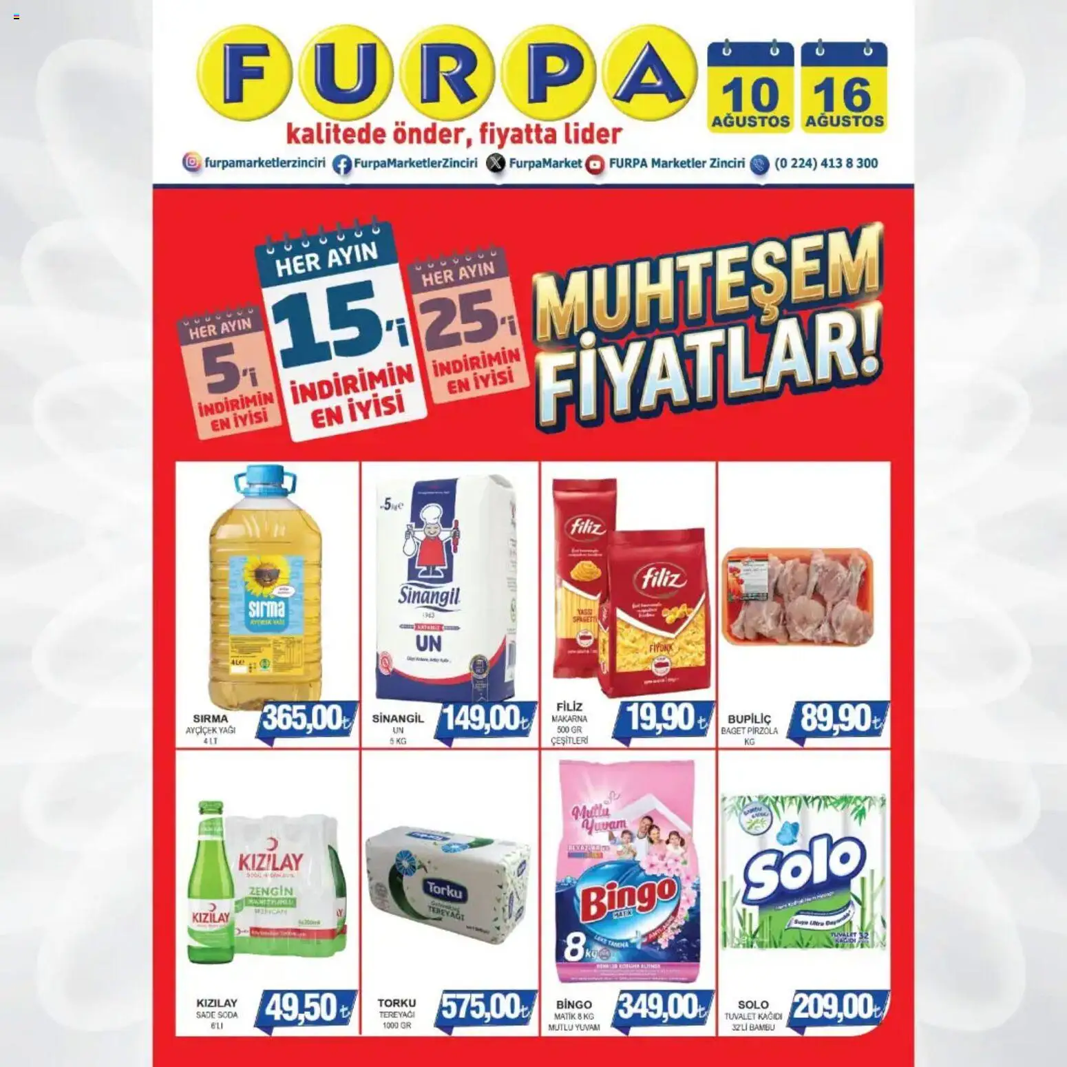 Furpa Furpa Katalog - Muhteşem Fiyatlar 10.08.2026 - Broşürünün önizlemesi
