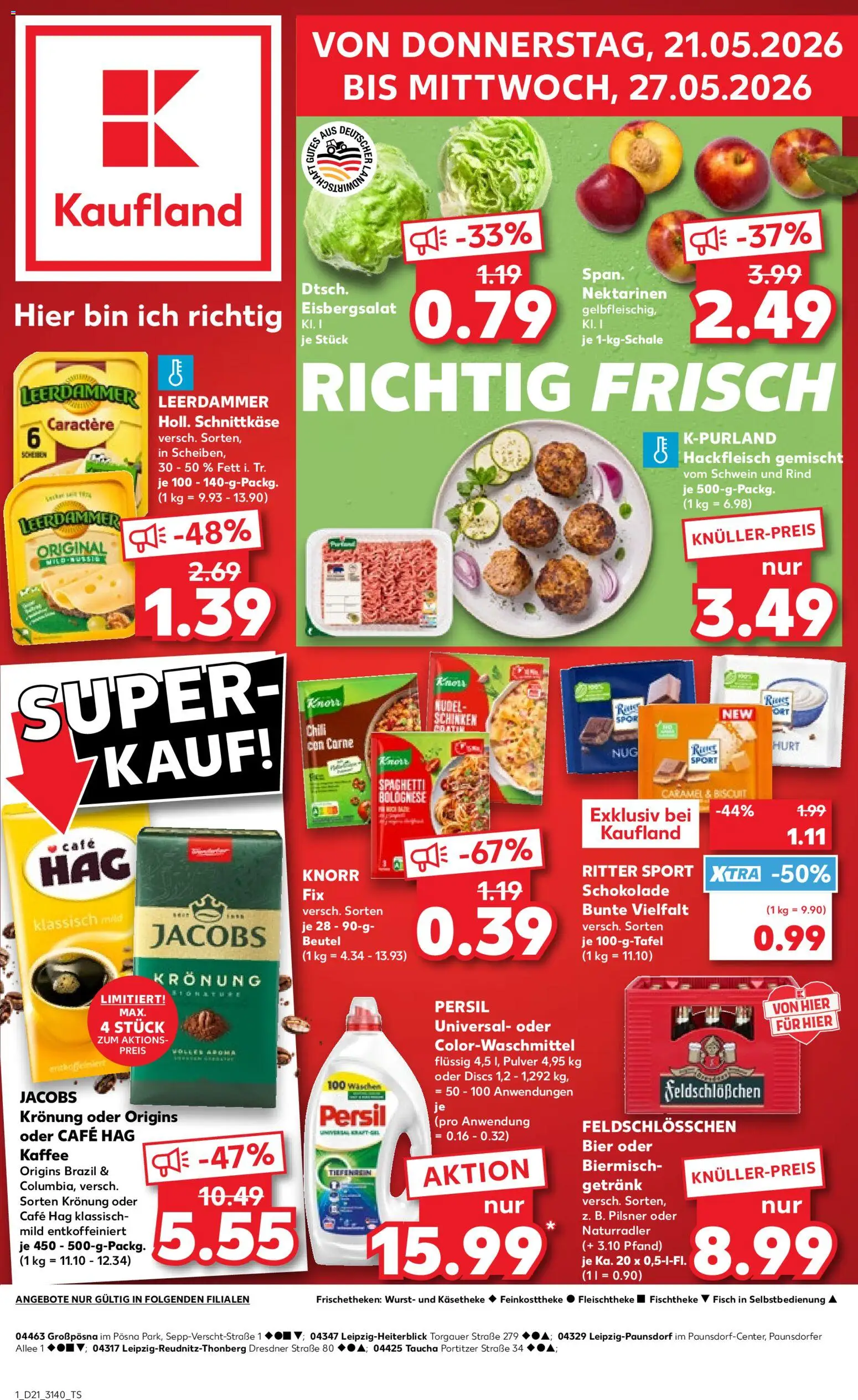 Vorschau von dem Prospekt des Geschäftes Kaufland, gültig ab dem 21.05.2026