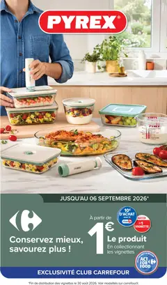 Prévisualisation de Carrefour Vignette pyrex du magasin Carrefour formulaire valide 26/05/2026