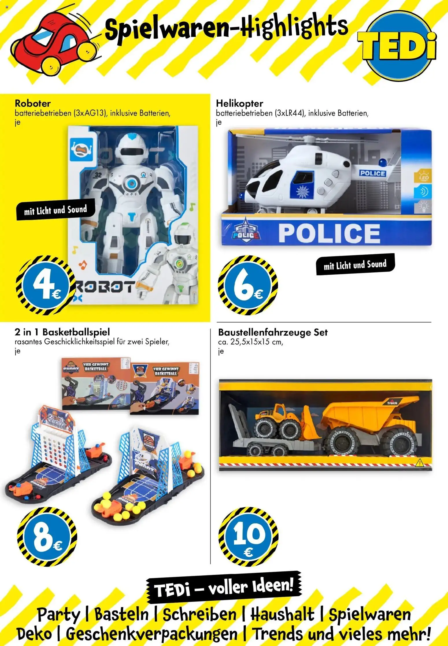 Vorschau von dem Prospekt des Geschäftes TEDi, gültig ab dem 02.09.2026 - Basketball, Roboter