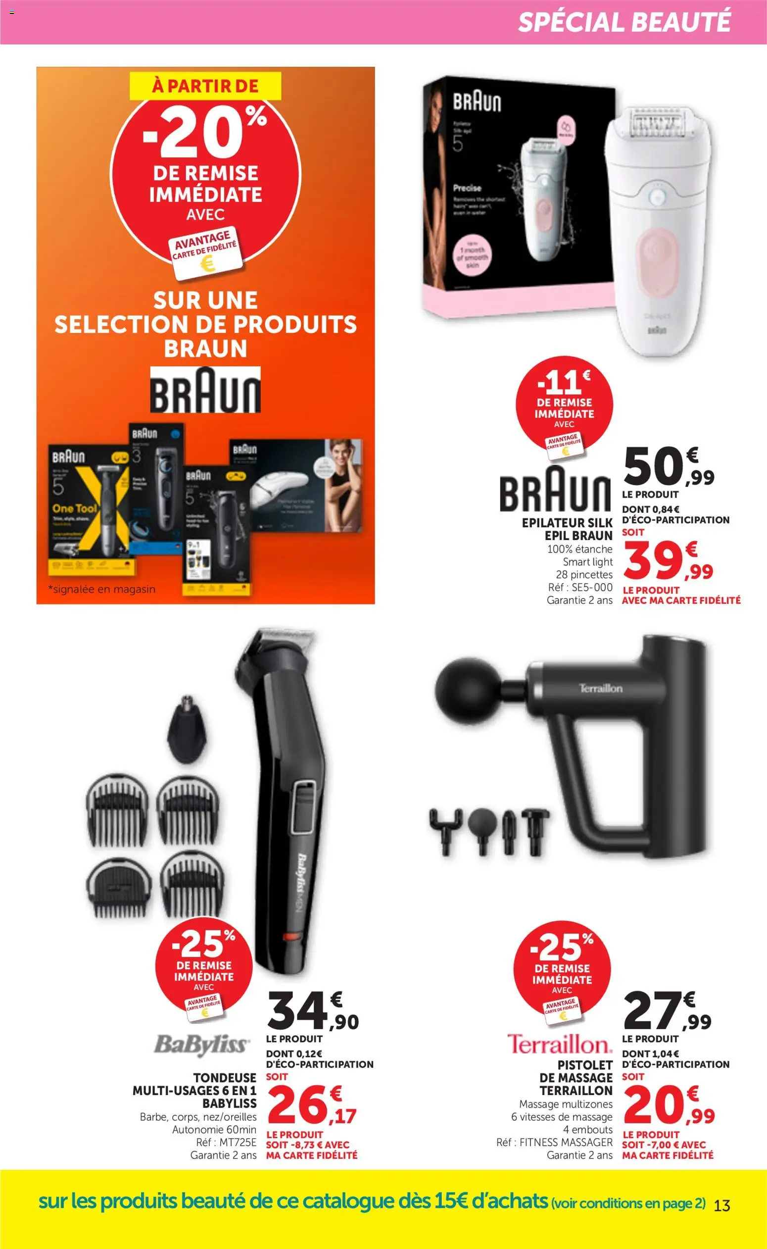 Prévisualisation de bi1 Catalogue la beaute à prix bas du magasin bi1 formulaire valide 01/09/2026 - Tondeuse, Épilateur, Produits beauté