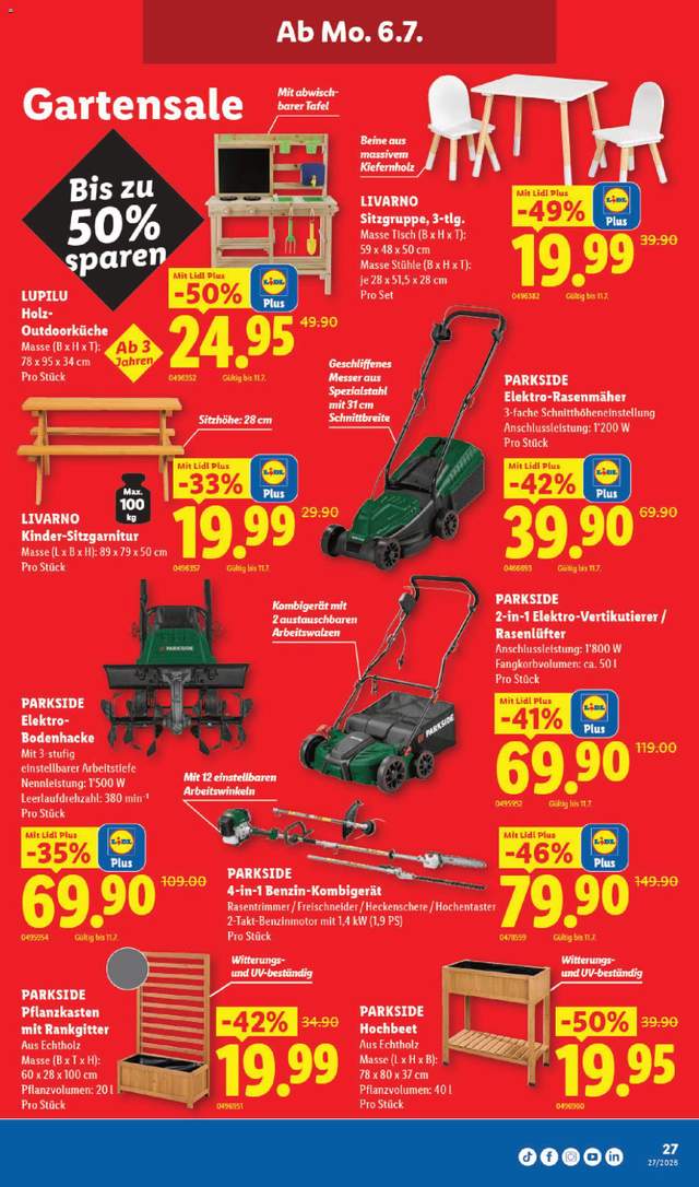 Neue Lidl Aktionen ab 02.07.