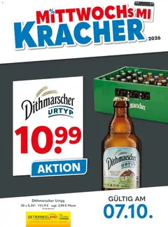 Vorschau von dem Prospekt des Geschäftes Getränkeland, gültig ab dem 07.10.2026