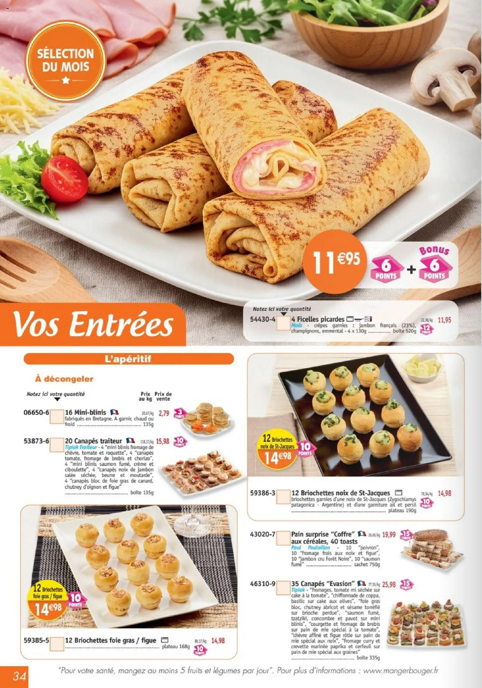 Prévisualisation de Maximo catalogue du magasin Maximo formulaire valide 26/10/2026 - Foie gras, Pain, Concombre, Persil, Tomate, Pain de mie, Graines, Bloc de foie gras