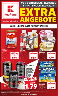 Voorbeeld van Kaufland DE -DE Folder van winkel Kaufland DE geldig vanaf 13-08-2026