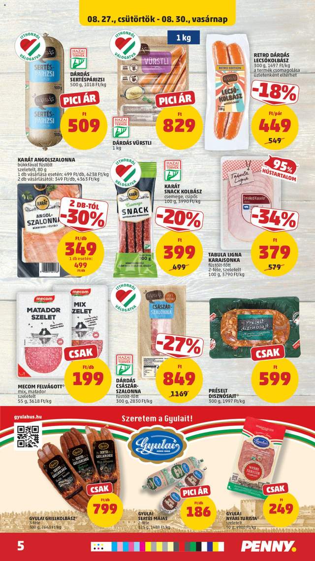 Új Penny akciós újság 08.27.