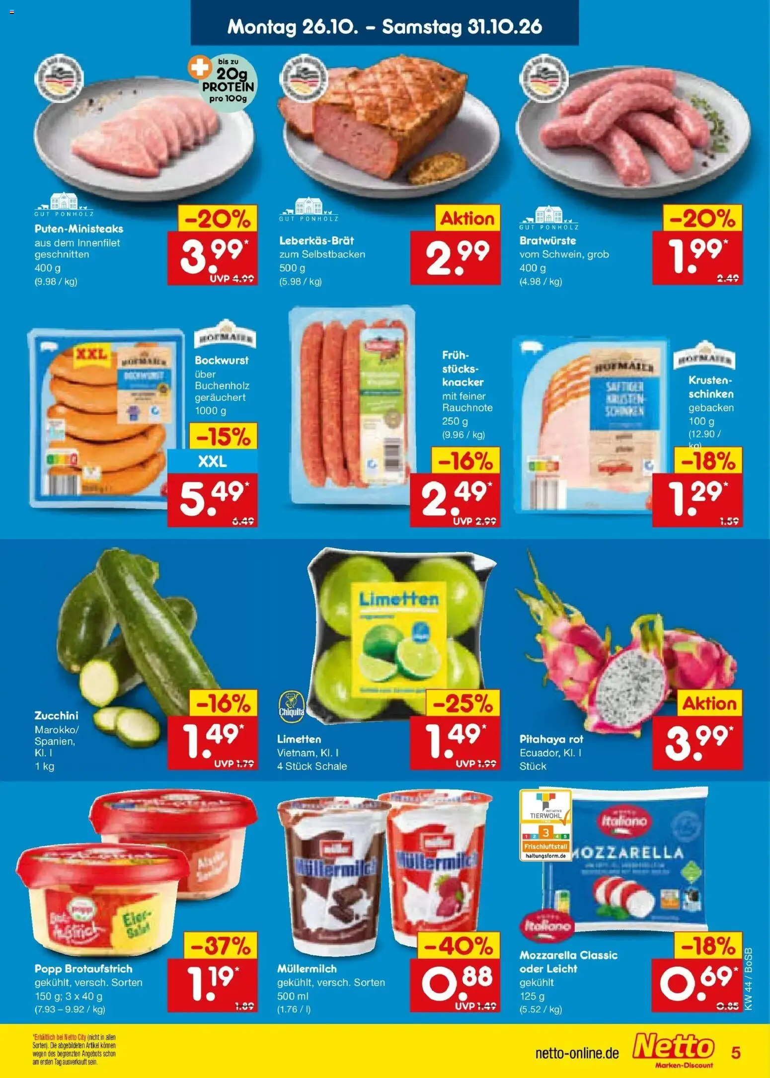 Vorschau von dem Prospekt des Geschäftes Netto Marken-Discount, gültig ab dem 26.10.2026