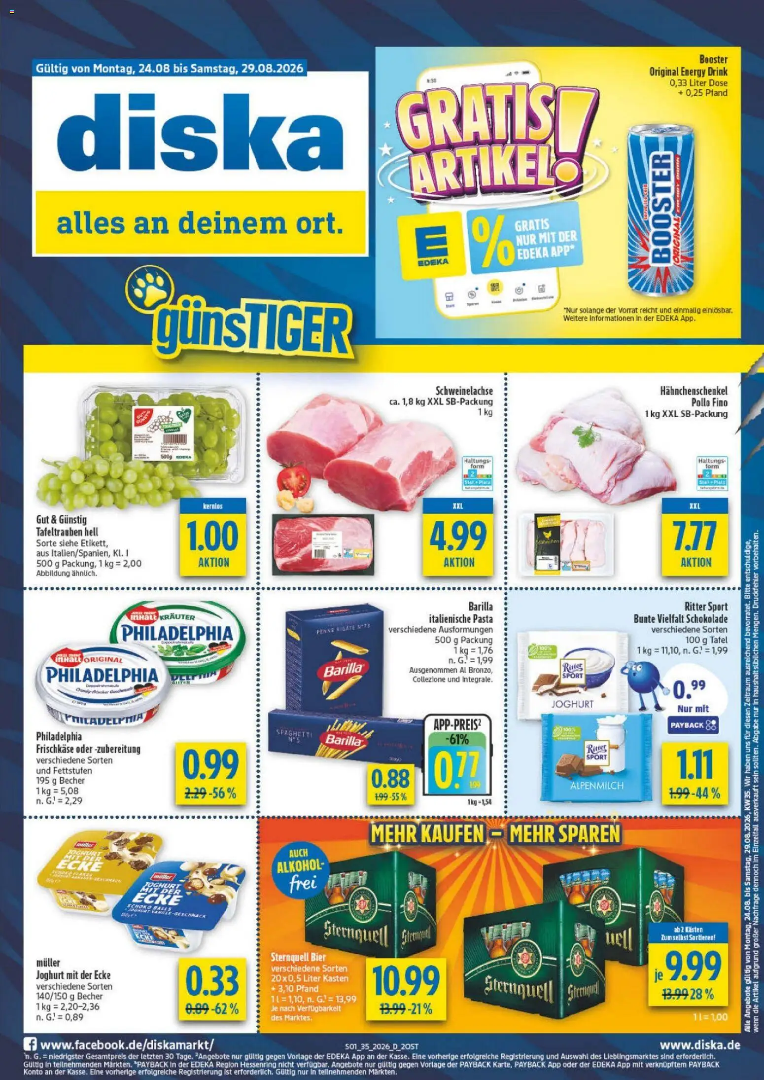 Vorschau von dem Prospekt des Geschäftes Diska, gültig ab dem 19.08.2026
