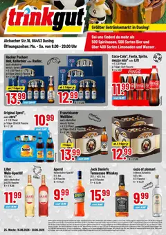 Vorschau von dem Prospekt des Geschäftes Trinkgut, gültig ab dem 14.06.2026