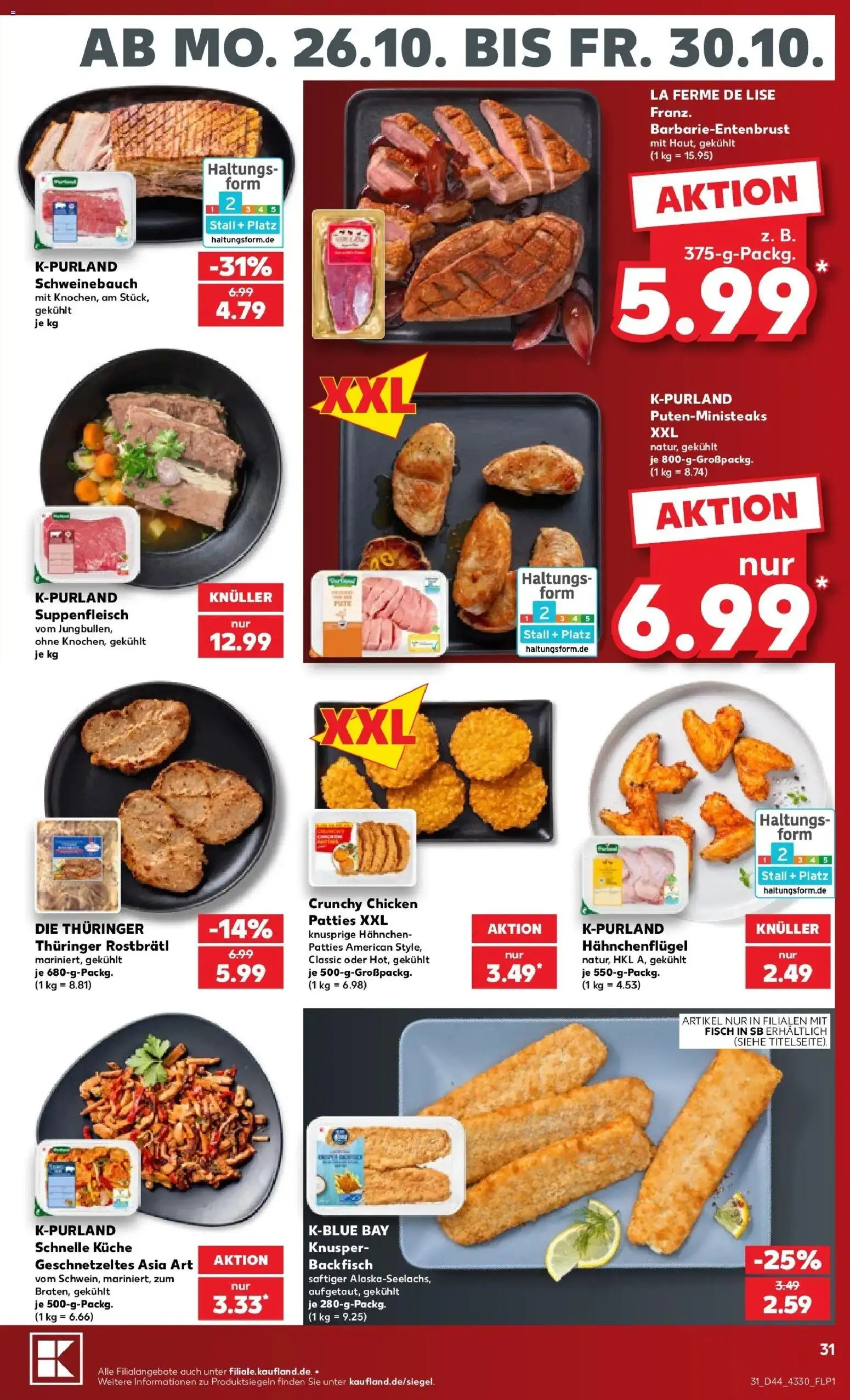 Vorschau von dem Prospekt des Geschäftes Kaufland, gültig ab dem 26.10.2026