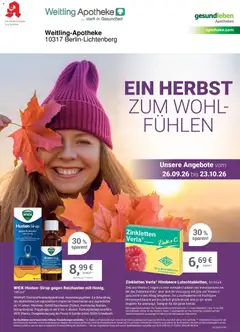 Vorschau von dem Prospekt des Geschäftes Angebote, gültig ab dem 26.09.2026
