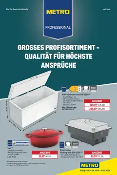 Vorschau von dem Prospekt des Geschäftes Metro, gültig ab dem 01.09.2026