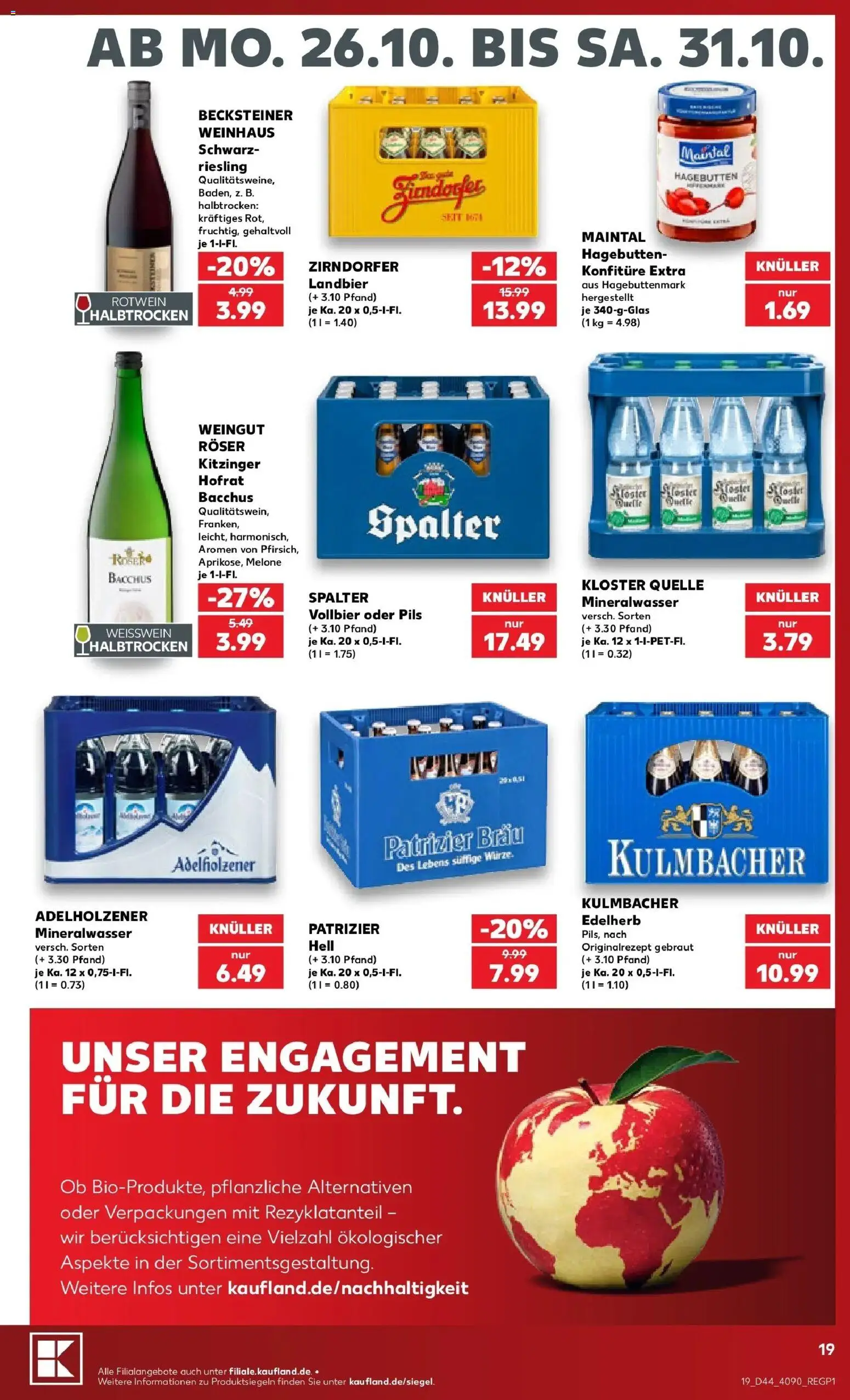 Vorschau von dem Prospekt des Geschäftes Kaufland, gültig ab dem 26.10.2026