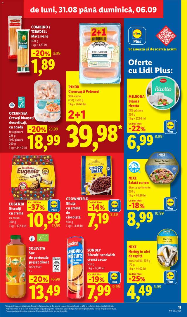 Noul catalog Lidl de la 31.08.