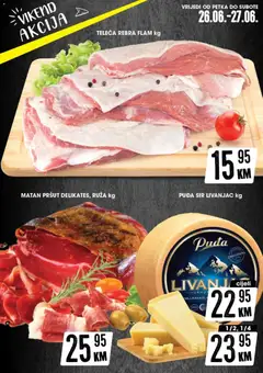 Pregled letka Prodex vikend akcija trgovine Prodex vrijedi od 26.06.2026