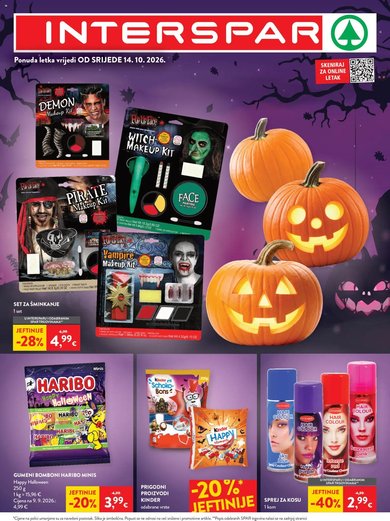 Pregled letka Interspar Katalog trgovine Interspar vrijedi od 14.10.2026