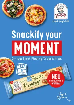 Vorschau der Angebote: Billa Plus Billa Plus Tante Fanny: Snackify your moment! gültig ab 07.06.2026