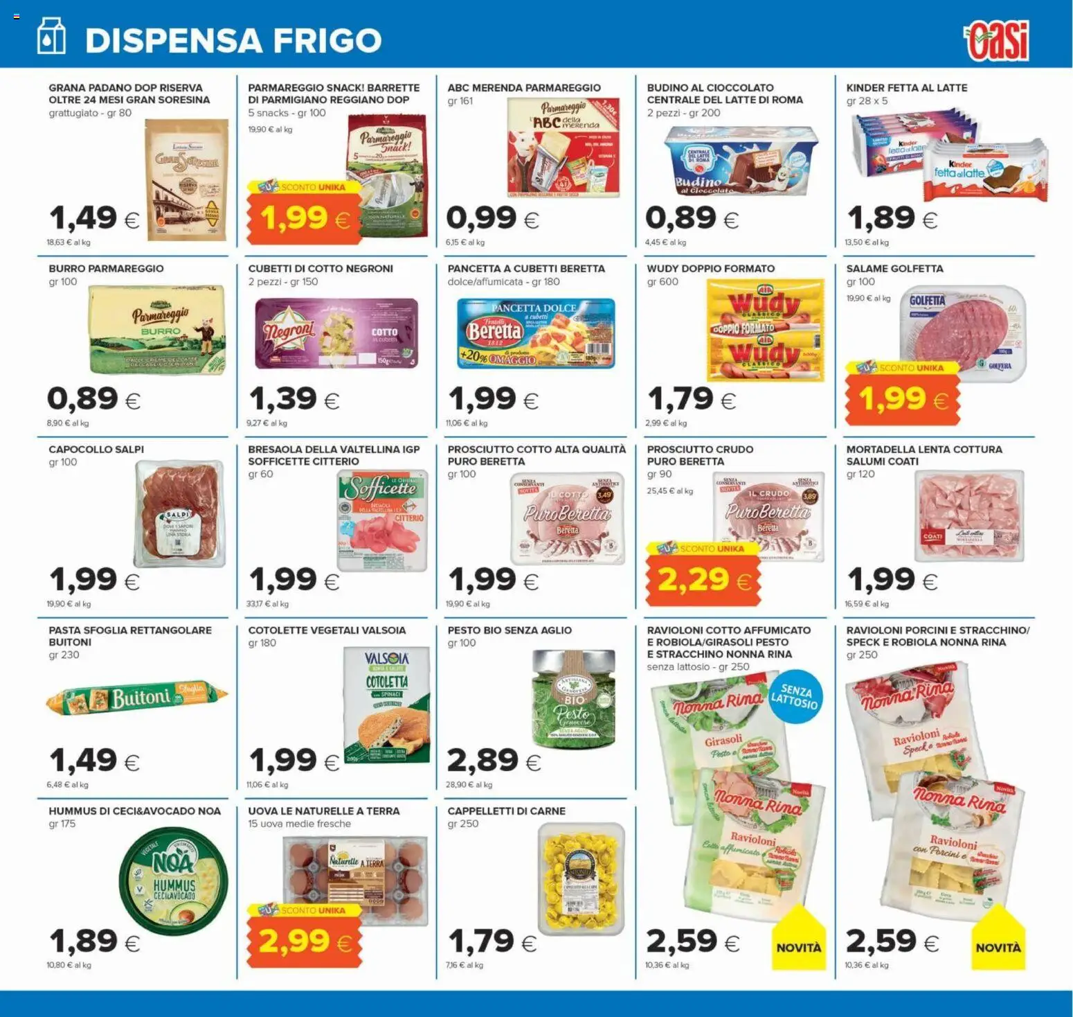 Anteprima dell'opuscolo Oasi volantino Roma dal negozio Oasi valido da 22/10/2026 - Pasta, Latte, Mortadella, Speck, Prosciutto Cotto, Aglio, Burro, Budino
