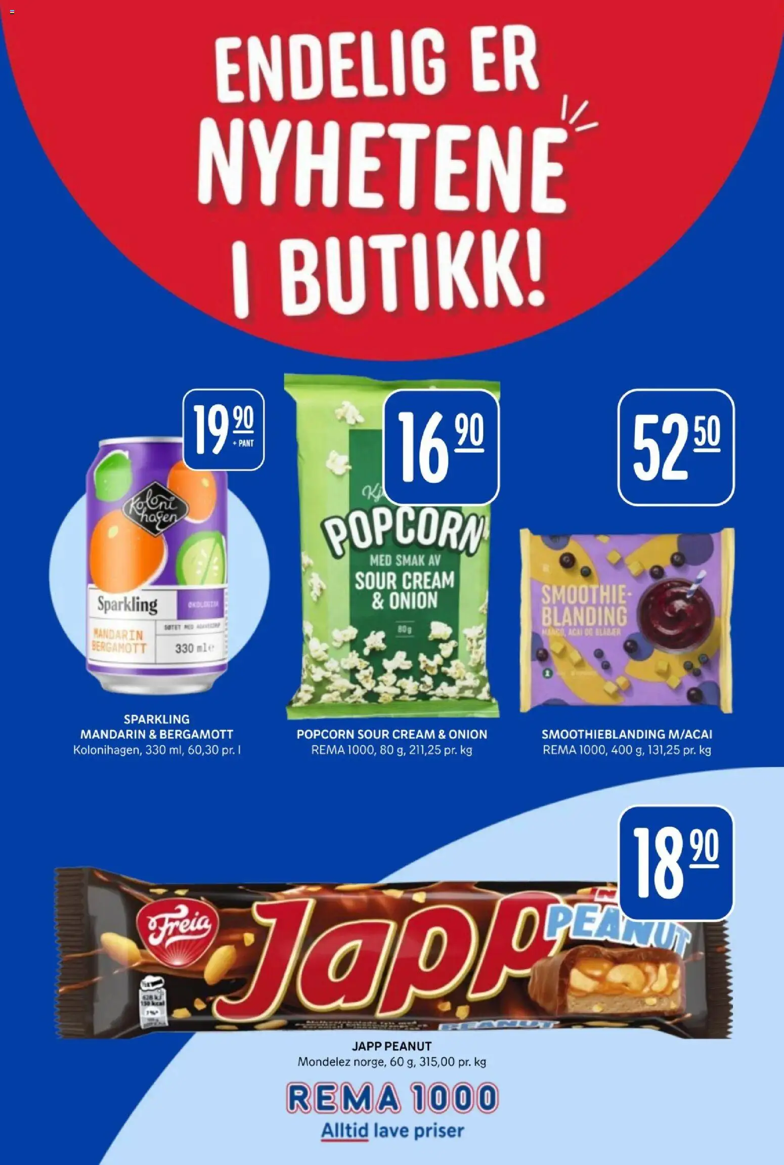 Forhåndsvis Rema 1000 kundeavis Bergen - Nyheter! fra butikk Rema 1000 gyldig fra 17/09/2026