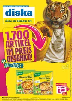 Vorschau von dem Prospekt des Geschäftes Diska, gültig ab dem 29.06.2026
