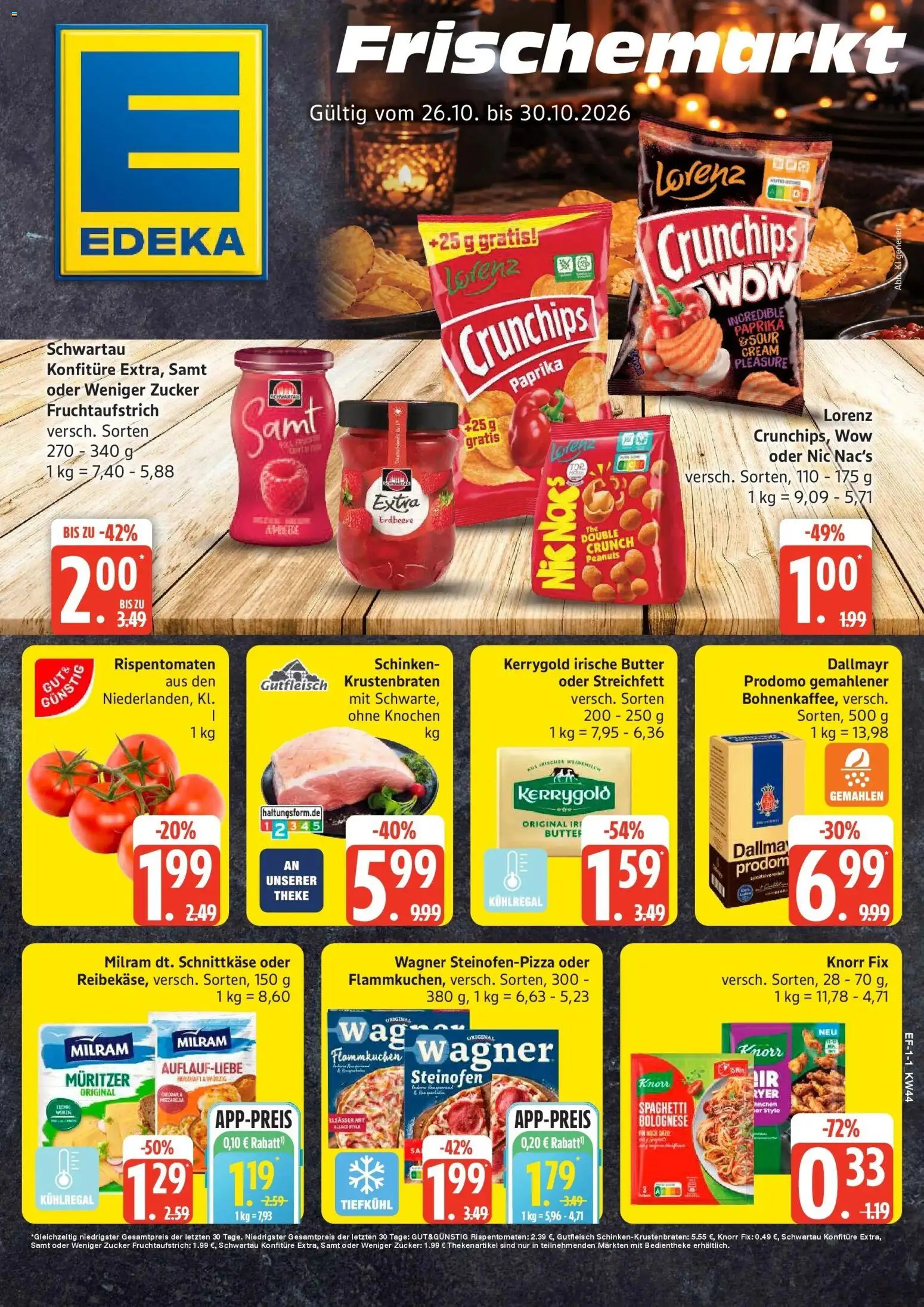 Vorschau von dem Prospekt des Geschäftes Edeka, gültig ab dem 26.10.2026