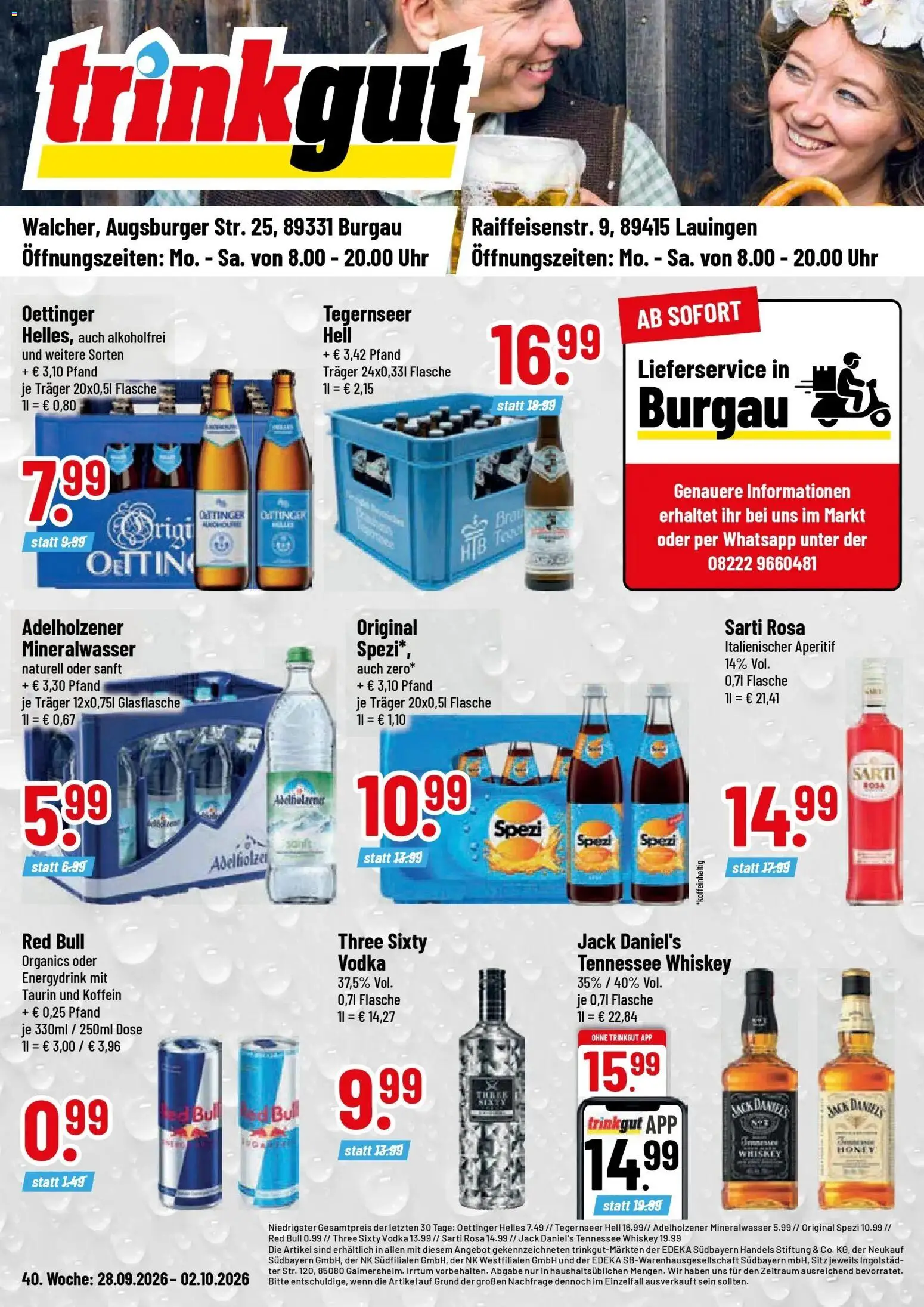 Vorschau von dem Prospekt des Geschäftes Trinkgut, gültig ab dem 28.09.2026