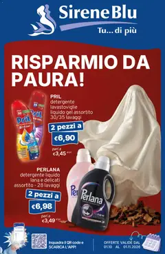 Anteprima dell'opuscolo Sirene Blu volantino dal negozio Sirene Blu valido da 01/10/2026