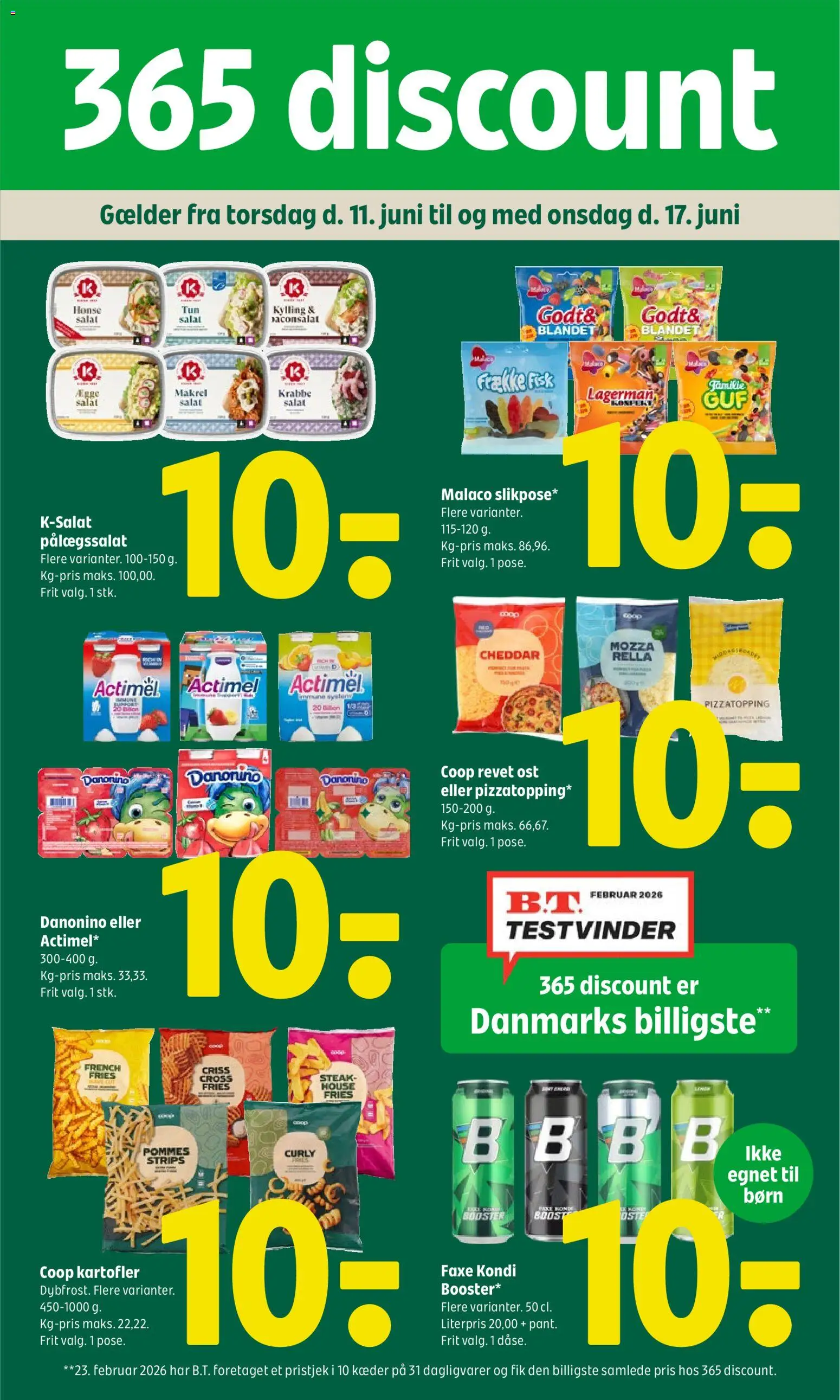 Eksempel på tilbudsavis Coop 365 - Tilbudsavis uge 24 fra butik Coop 365 gyldig fra 11/06/2026