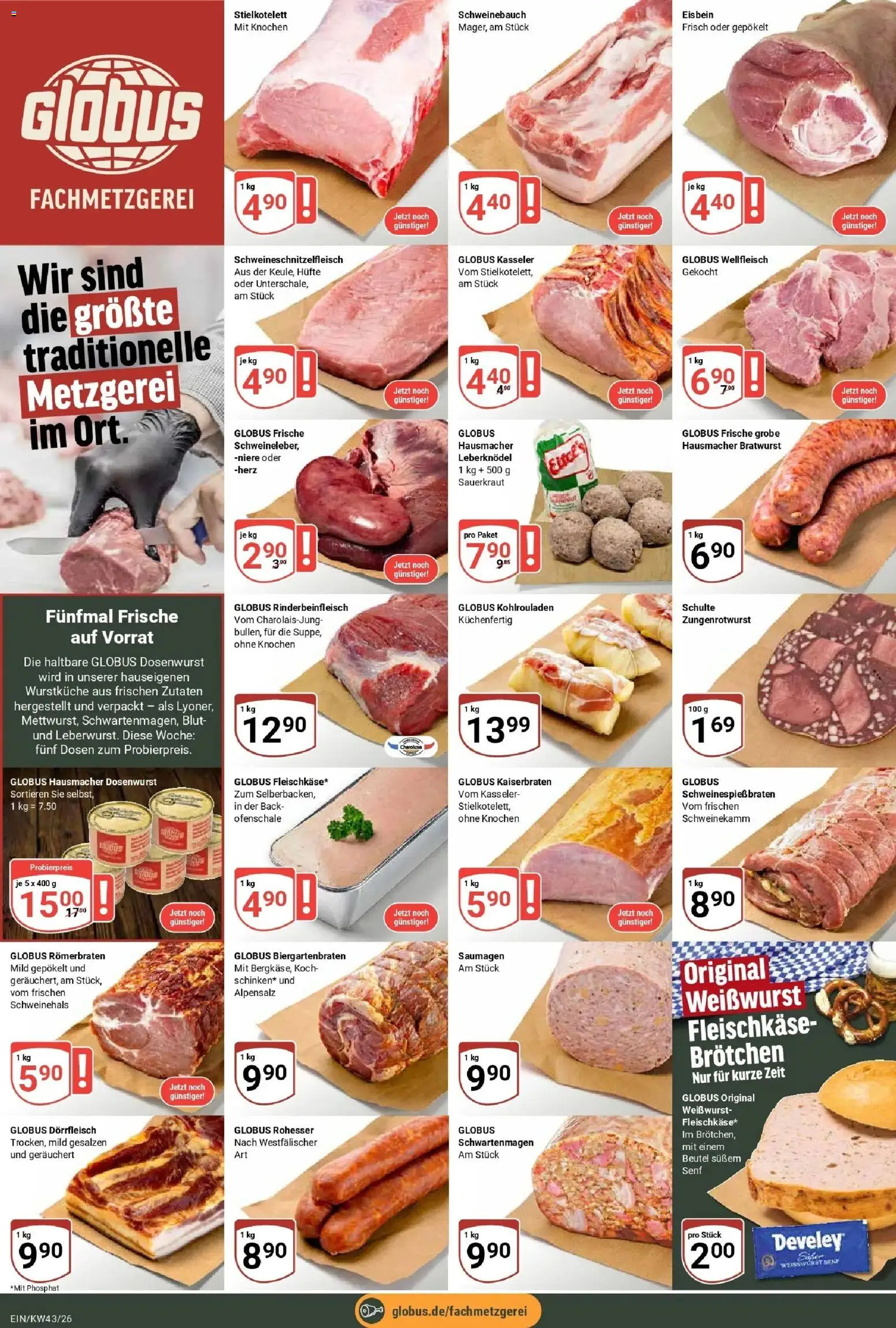 Vorschau von dem Prospekt des Geschäftes Globus, gültig ab dem 19.10.2026