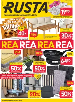 Förhandsgranska reklamblad Rusta erbjudanden från butik Rusta gäller från 22/06/2026