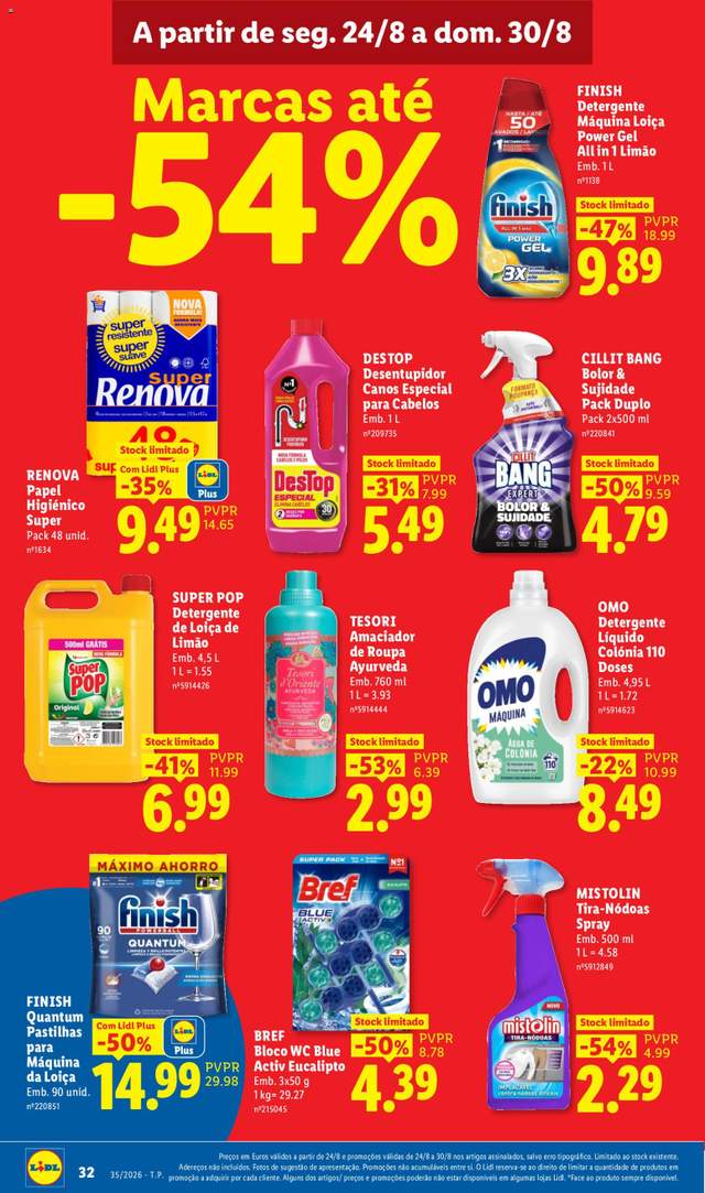Novo folheto Lidl a partir de 24/08
