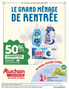 Prévisualisation de Auchan Ménage rentrée supers du magasin Auchan formulaire valide 08/09/2026