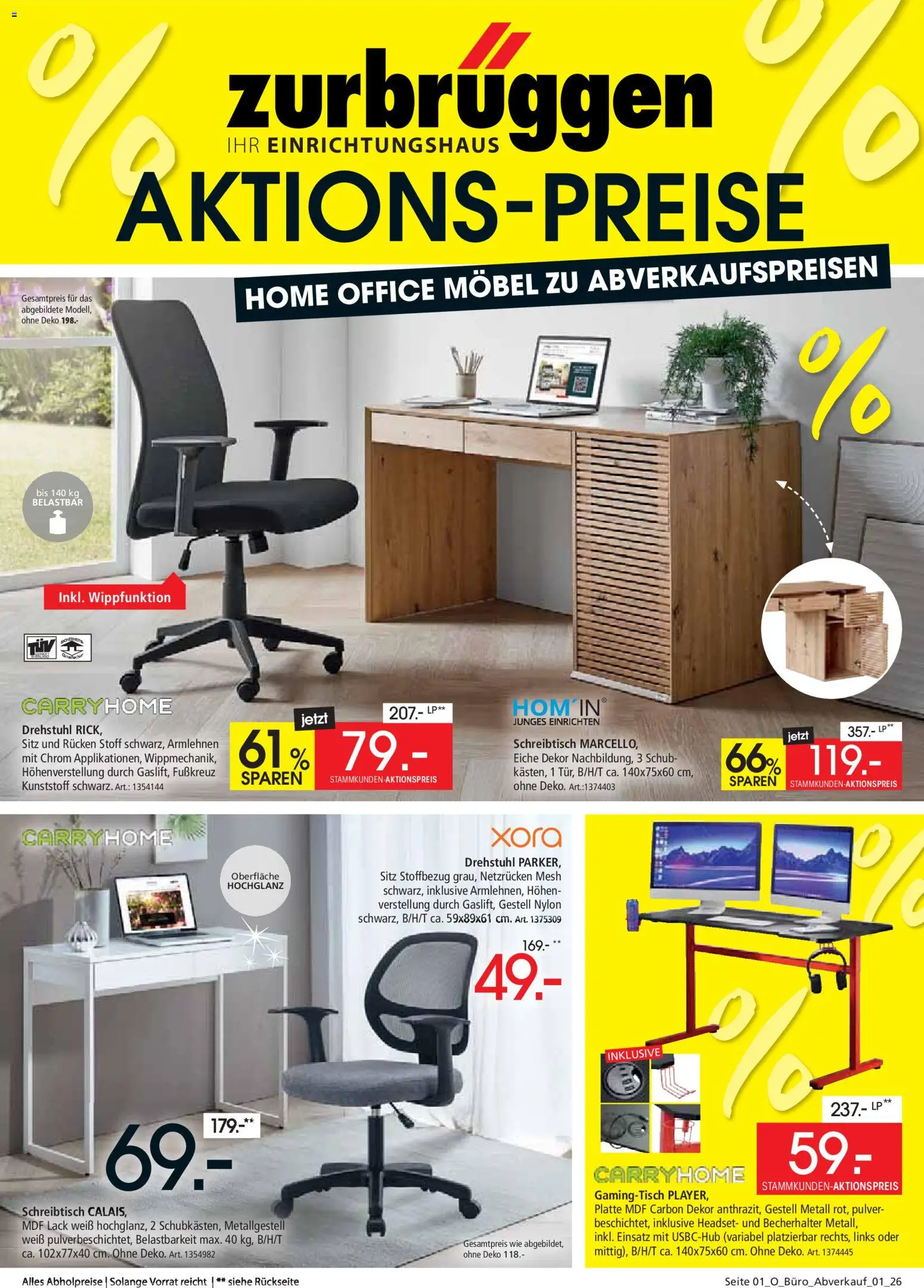 Vorschau von dem Prospekt des Geschäftes Zurbrüggen, gültig ab dem 22.06.2026