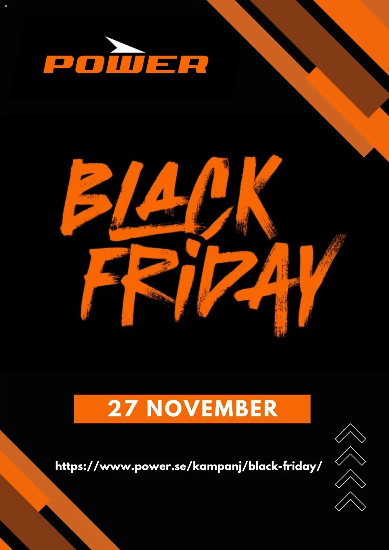 Förhandsgranska reklamblad Power - Black Friday förhandsinformation från butik Power gäller från 20/10/2026