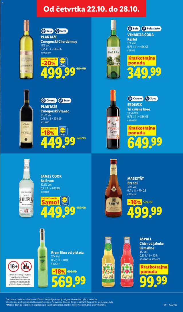 Novi Lidl katalog od 22.10.
